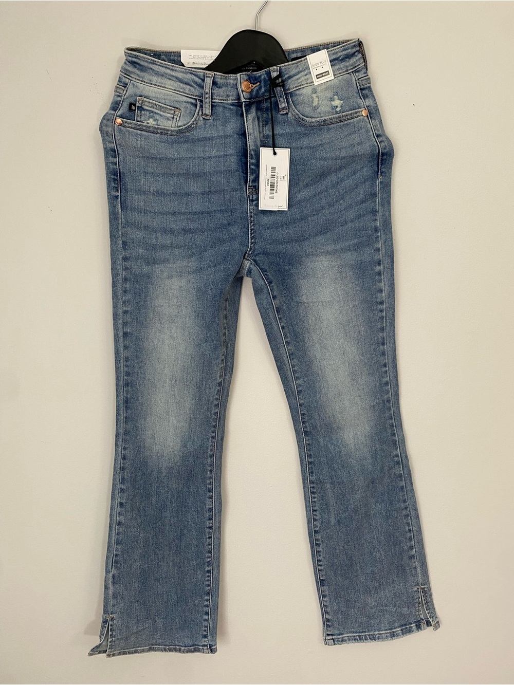 Judy Blue NWT Slim Bootcut High Rise light Blue 7/28
